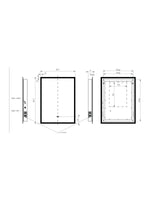 Load image into Gallery viewer, Alfie Square LED Edge Mirror with Wireless Speaker
