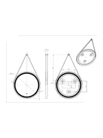 Load image into Gallery viewer, Delilah Orca LED Round Touch Mirror
