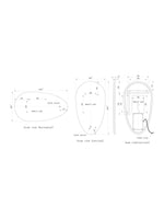 Load image into Gallery viewer, Jacob Teardrop LED Touch Mirror with Demister
