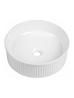 Load image into Gallery viewer, Flauto Fluted Round Countertop Basin
