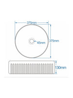 Load image into Gallery viewer, Flauto Fluted Round Countertop Basin

