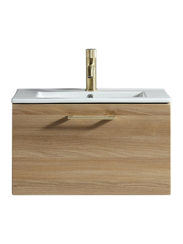 Piatta 600mm Wall Hung Vanity Unit with Matte Basin
