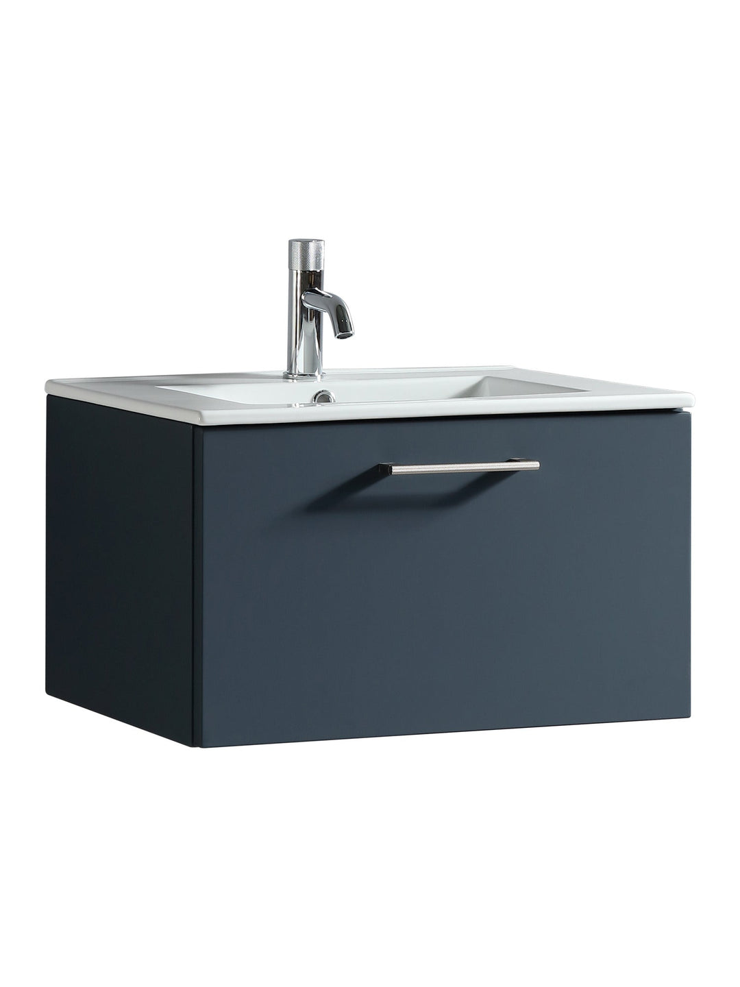 Piatta 600mm Wall Hung Vanity Unit with Matte Basin