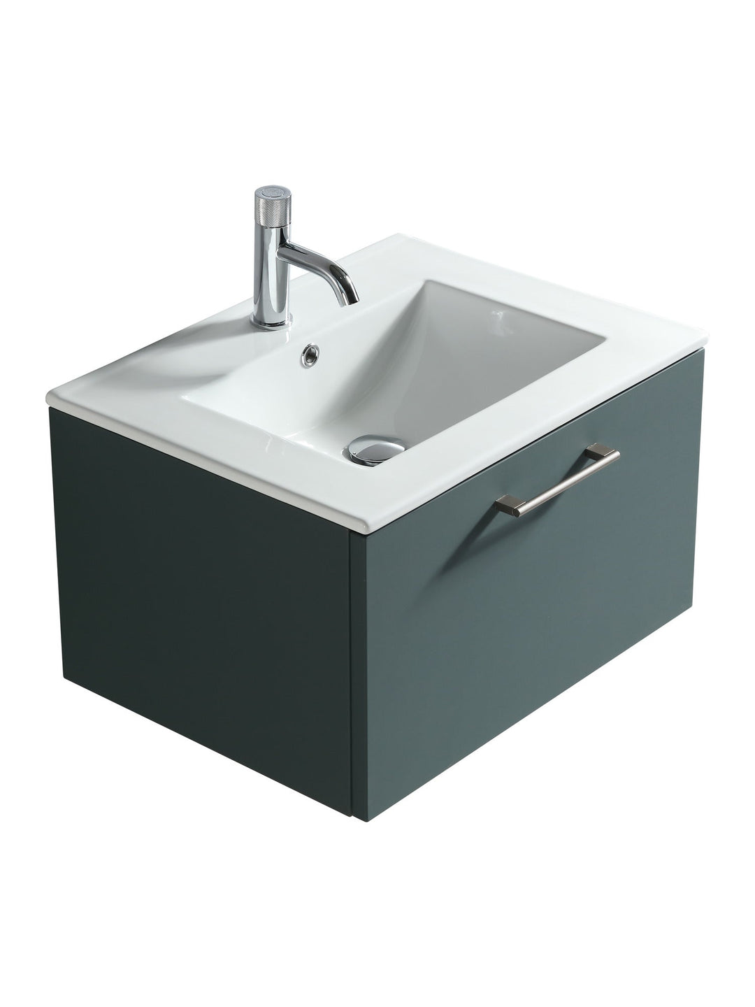 Piatta 600mm Wall Hung Vanity Unit with Matte Basin