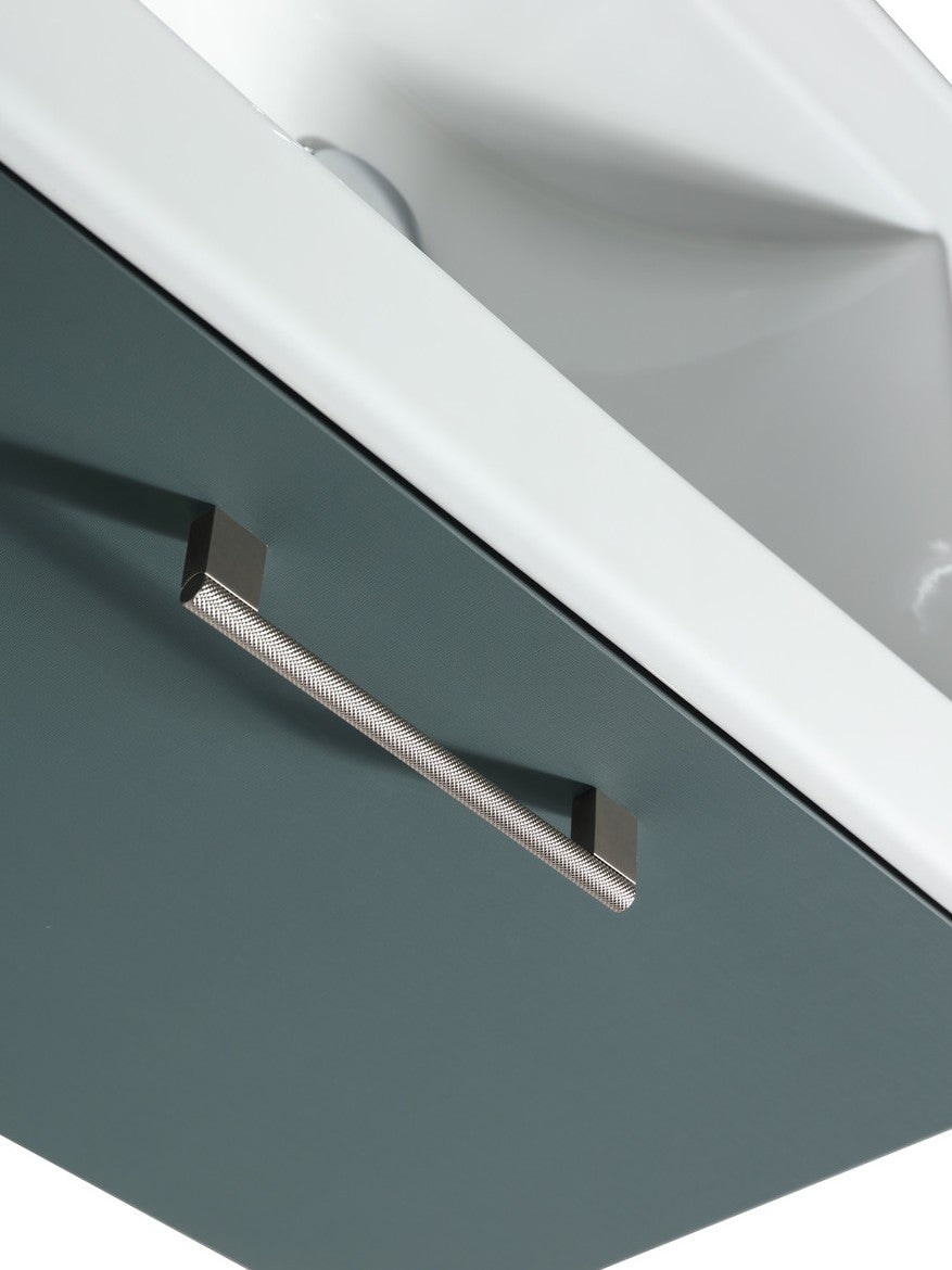 Piatta 600mm Wall Hung Vanity Unit with Matte Basin
