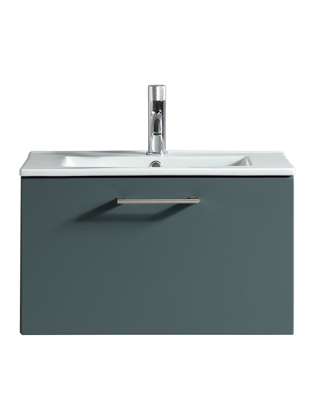 Piatta 600mm Wall Hung Vanity Unit with Matte Basin