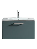 Load image into Gallery viewer, Piatta 600mm Wall Hung Vanity Unit with Matte Basin
