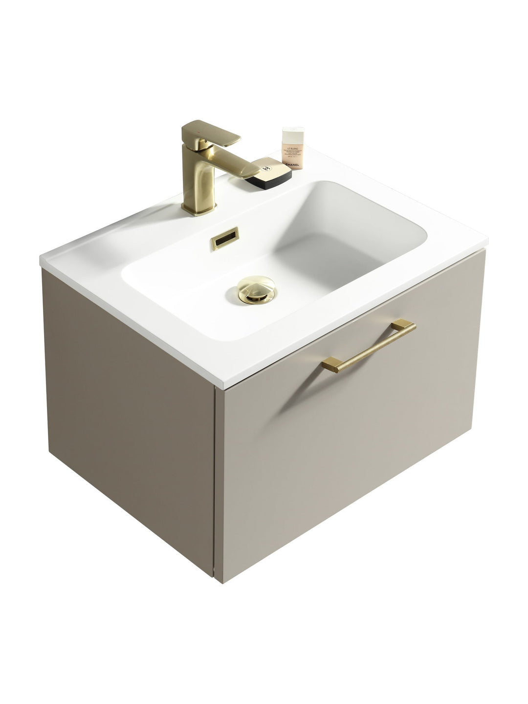 Piatta 600mm Wall Hung Vanity Unit with Matte Basin