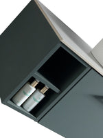 Load image into Gallery viewer, Piatta 800mm Wall Hung Vanity Unit with Side Storage &amp; Sintered Stone Countertop
