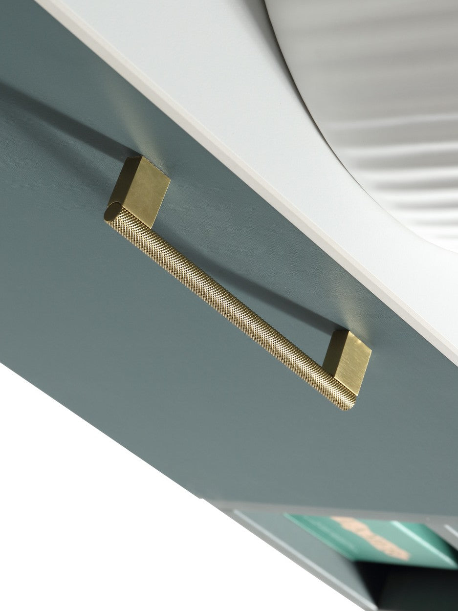 Piatta 1000mm Wall Hung Vanity Unit with 2 Side Storage & Sintered Stone Countertop