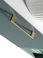 Load image into Gallery viewer, Piatta 1000mm Wall Hung Vanity Unit with 2 Side Storage &amp; Sintered Stone Countertop
