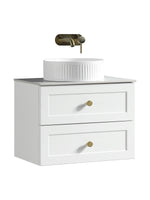 Load image into Gallery viewer, Bakewell 600mm Wall Hung Vanity Unit with Sintered Stone Countertop
