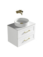 Load image into Gallery viewer, Bakewell 600mm Wall Hung Vanity Unit with Sintered Stone Countertop
