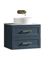 Load image into Gallery viewer, Bakewell 600mm Wall Hung Vanity Unit with Sintered Stone Countertop

