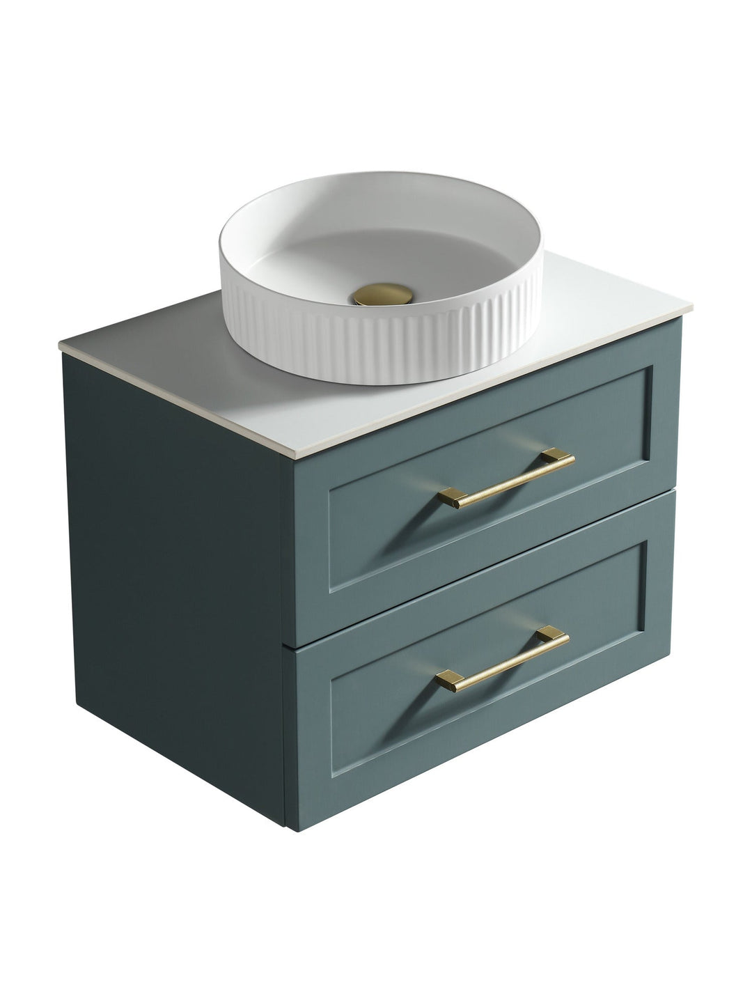Bakewell 600mm Wall Hung Vanity Unit with Sintered Stone Countertop