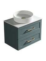 Load image into Gallery viewer, Bakewell 600mm Wall Hung Vanity Unit with Sintered Stone Countertop
