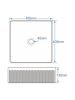 Load image into Gallery viewer, Flauto Fluted Square Countertop Basin
