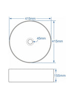 Load image into Gallery viewer, Rimini Round Countertop Basin
