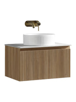 Load image into Gallery viewer, Flauto 600mm Wall Hung Vanity Unit with Sintered Stone Countertop
