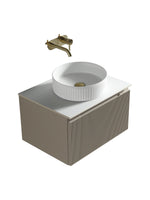 Load image into Gallery viewer, Flauto 600mm Wall Hung Vanity Unit with Sintered Stone Countertop

