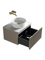 Load image into Gallery viewer, Flauto 600mm Wall Hung Vanity Unit with Sintered Stone Countertop
