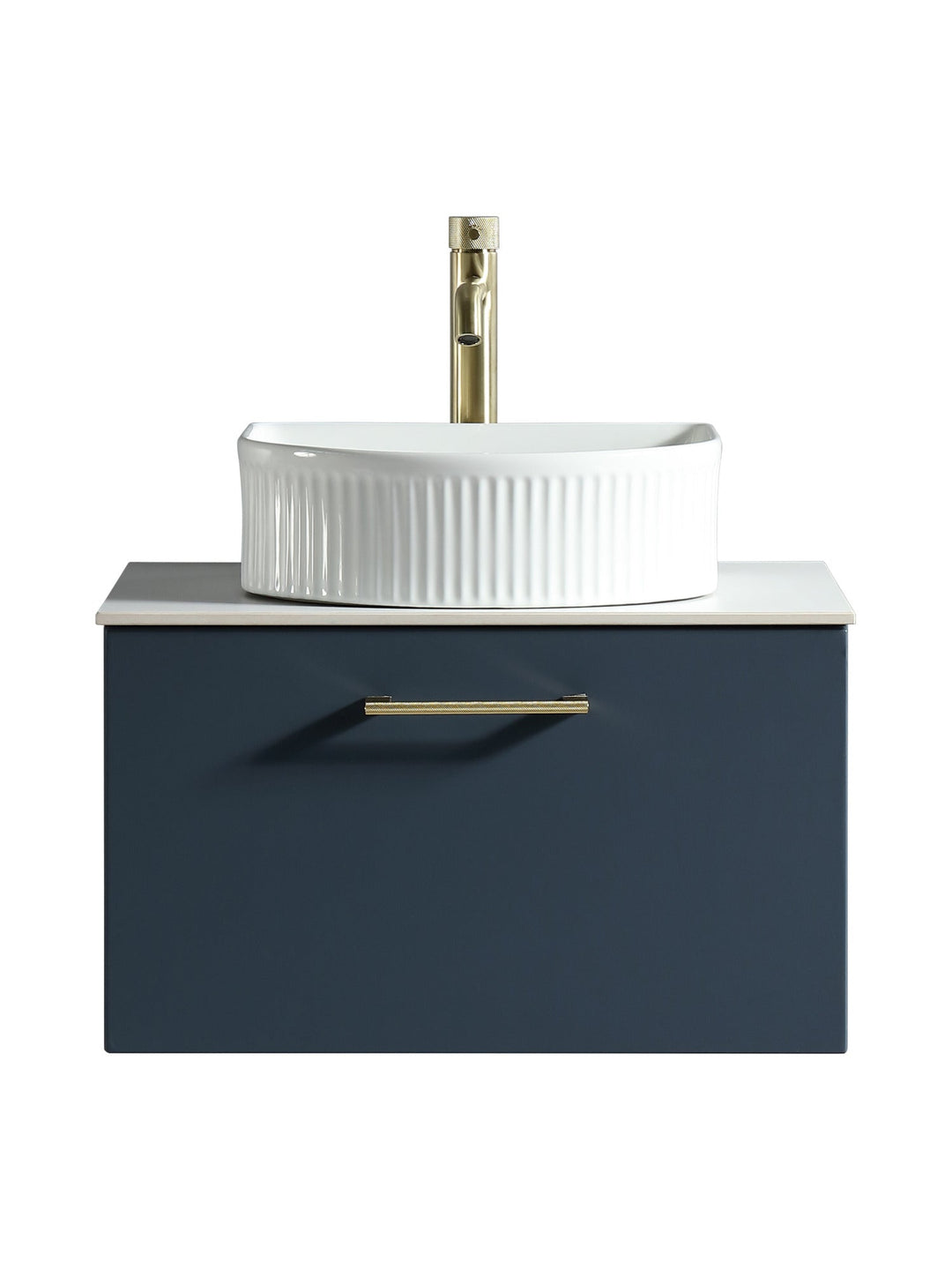 Piatta 600mm Wall Hung Vanity Unit with Sintered Stone Countertop