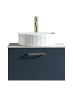 Load image into Gallery viewer, Piatta 600mm Wall Hung Vanity Unit with Sintered Stone Countertop
