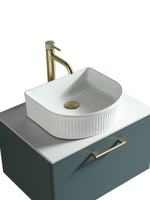 Load image into Gallery viewer, Piatta 600mm Wall Hung Vanity Unit with Sintered Stone Countertop
