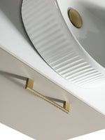Load image into Gallery viewer, Piatta 600mm Wall Hung Vanity Unit with Sintered Stone Countertop
