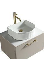 Load image into Gallery viewer, Piatta 600mm Wall Hung Vanity Unit with Sintered Stone Countertop
