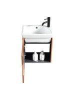 Load image into Gallery viewer, Flauto Mini Cloakroom Wall Hung Vanity &amp; Basin

