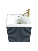 Load image into Gallery viewer, Flauto Mini Cloakroom Wall Hung Vanity &amp; Basin
