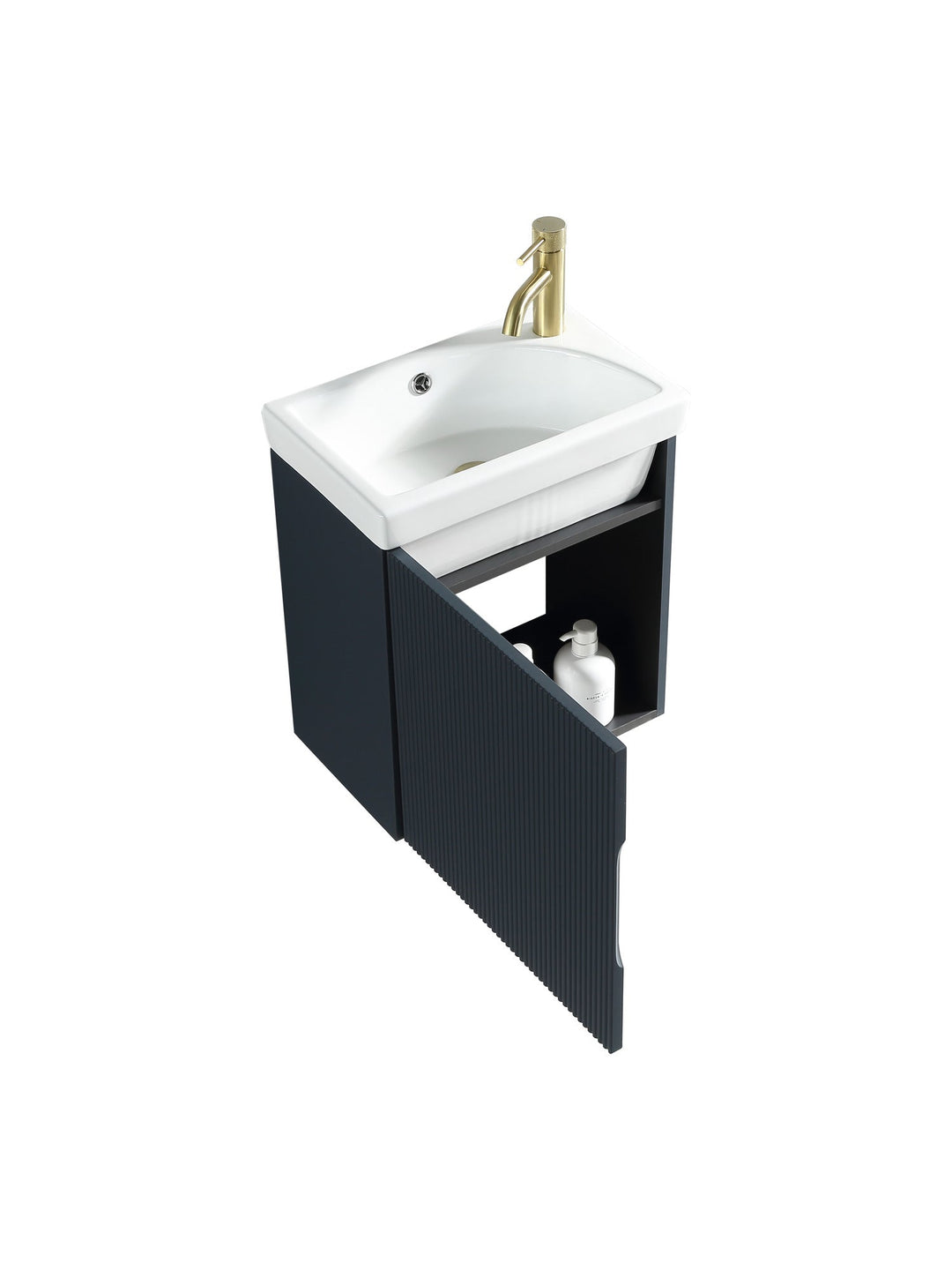 Flauto Mini Cloakroom Wall Hung Vanity & Basin