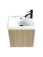 Load image into Gallery viewer, Flauto Mini Cloakroom Wall Hung Vanity &amp; Basin
