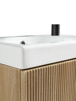 Load image into Gallery viewer, Flauto Mini Cloakroom Wall Hung Vanity &amp; Basin
