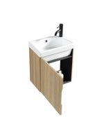 Load image into Gallery viewer, Flauto Mini Cloakroom Wall Hung Vanity &amp; Basin
