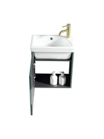 Load image into Gallery viewer, Flauto Mini Cloakroom Wall Hung Vanity &amp; Basin
