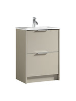 Load image into Gallery viewer, Sora 600mm Two Drawer Floor Standing Vanity &amp; Basin
