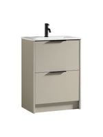 Load image into Gallery viewer, Sora 600mm Two Drawer Floor Standing Vanity &amp; Basin
