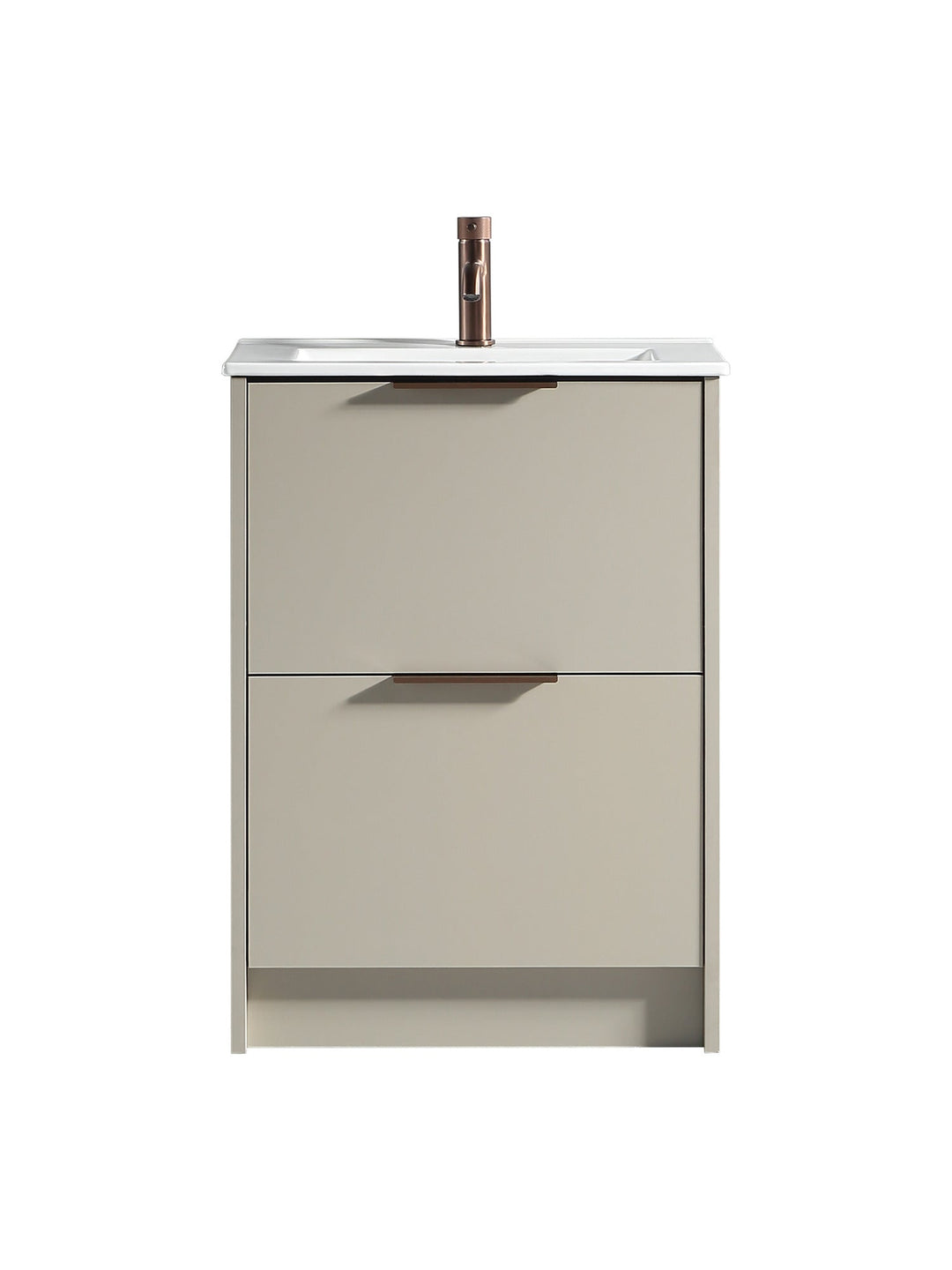 Sora 600mm Two Drawer Floor Standing Vanity & Basin