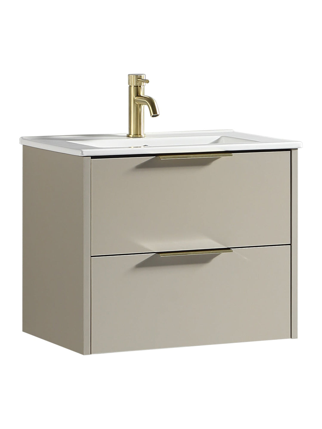 Sora 600mm Two Drawer Wall Hung Vanity & Basin