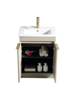 Load image into Gallery viewer, Sora 600mm Two Door Floor Standing Vanity &amp; Basin
