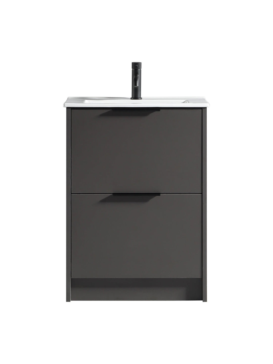 Sora 600mm Two Drawer Floor Standing Vanity & Basin