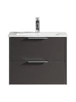 Load image into Gallery viewer, Sora 600mm Two Drawer Wall Hung Vanity &amp; Basin
