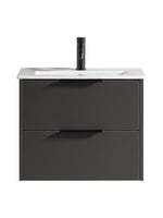 Load image into Gallery viewer, Sora 600mm Two Drawer Wall Hung Vanity &amp; Basin
