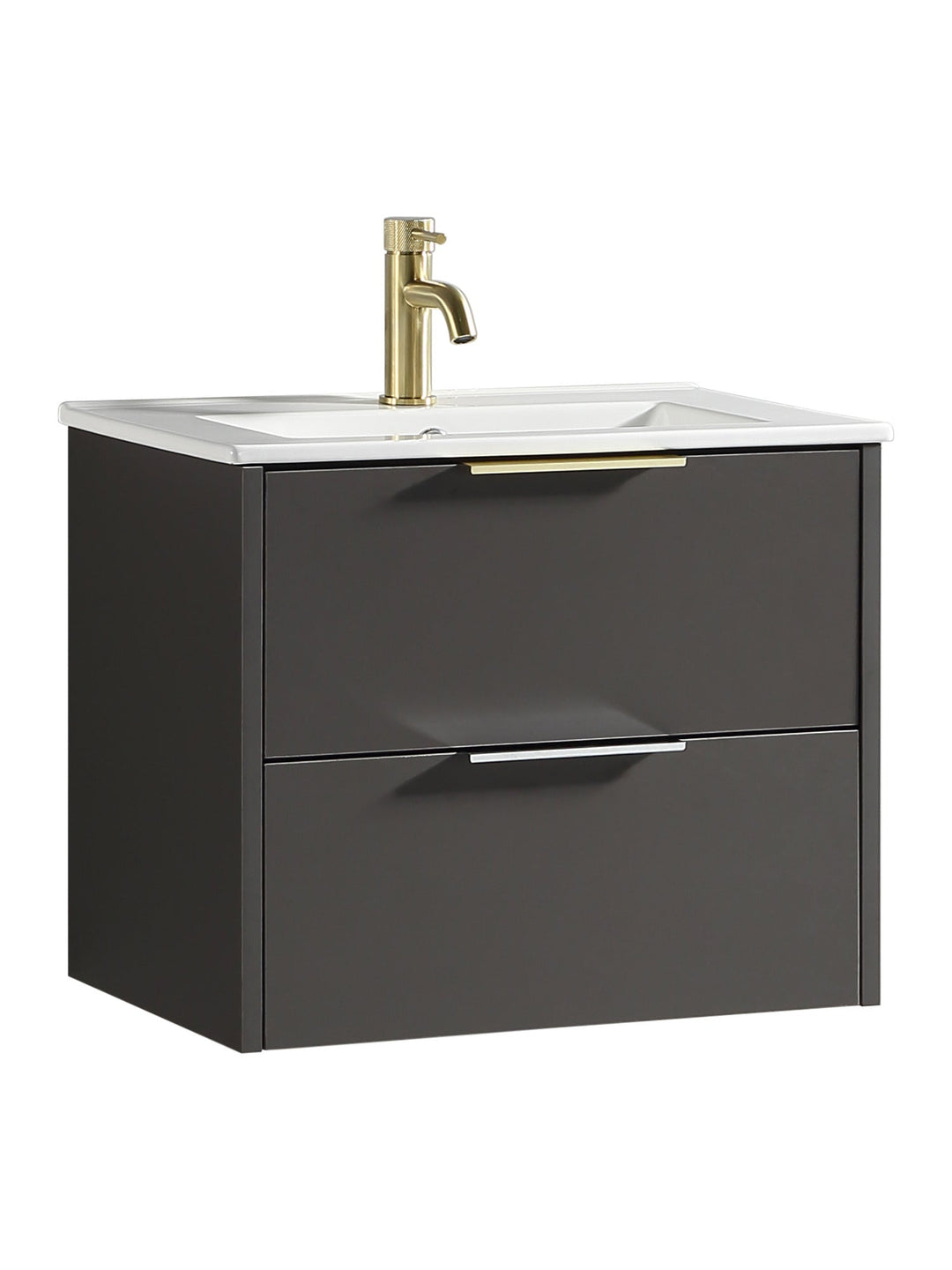 Sora 600mm Two Drawer Wall Hung Vanity & Basin