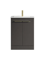Load image into Gallery viewer, Sora 600mm Two Door Floor Standing Vanity &amp; Basin
