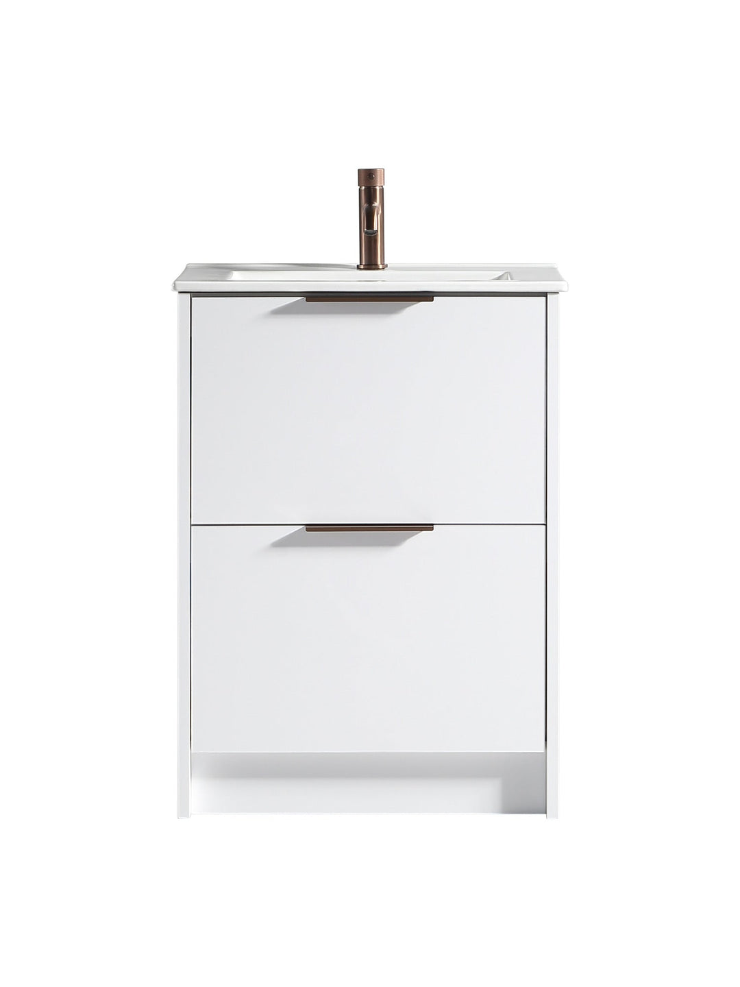 Sora 600mm Two Drawer Floor Standing Vanity & Basin