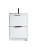 Load image into Gallery viewer, Sora 600mm Two Drawer Floor Standing Vanity &amp; Basin

