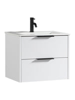 Load image into Gallery viewer, Sora 600mm Two Drawer Wall Hung Vanity &amp; Basin
